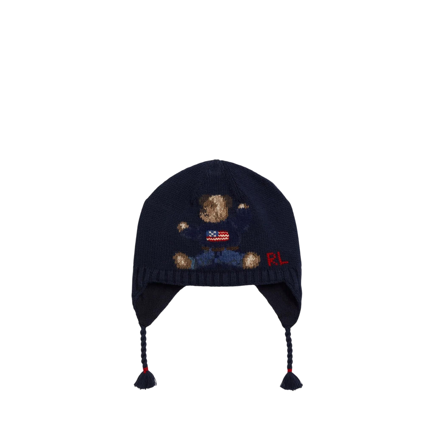 Cappello Neonato in lana con Polo Bear