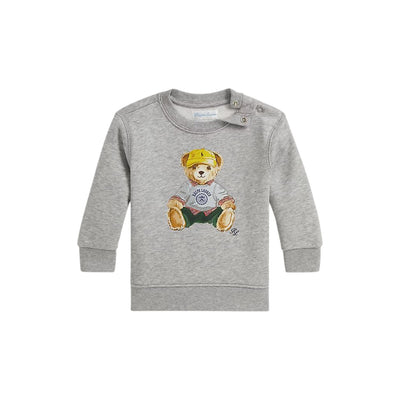 Felpa Neonato Polo Bear Grigio