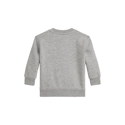 Felpa Neonato Polo Bear Grigio retro