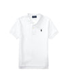 Polo da Bambino in piqué bianco