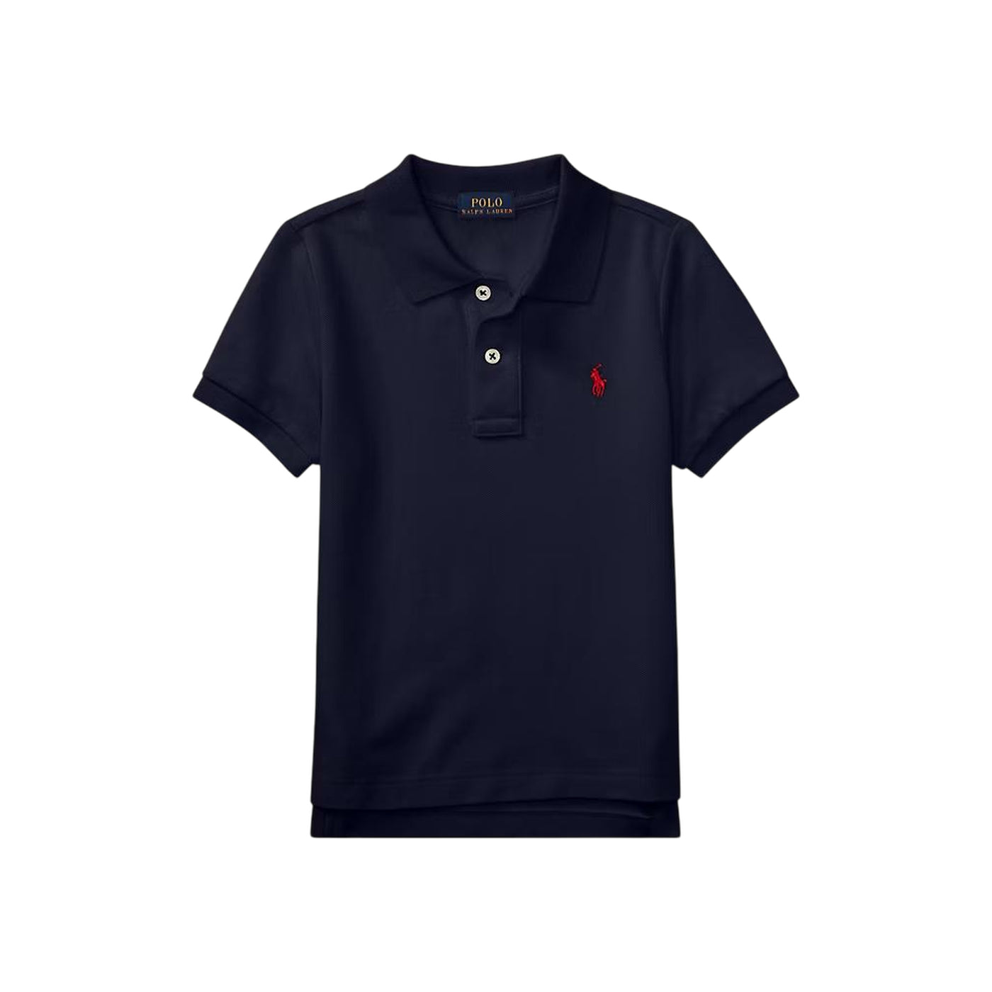 Polo da Bambino in piqué navy