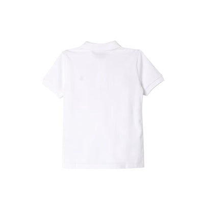Polo Bambino a maniche corte Bianco retro