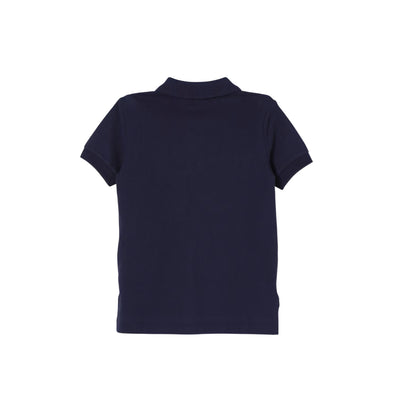 Polo Bambino a maniche corte Navy retro