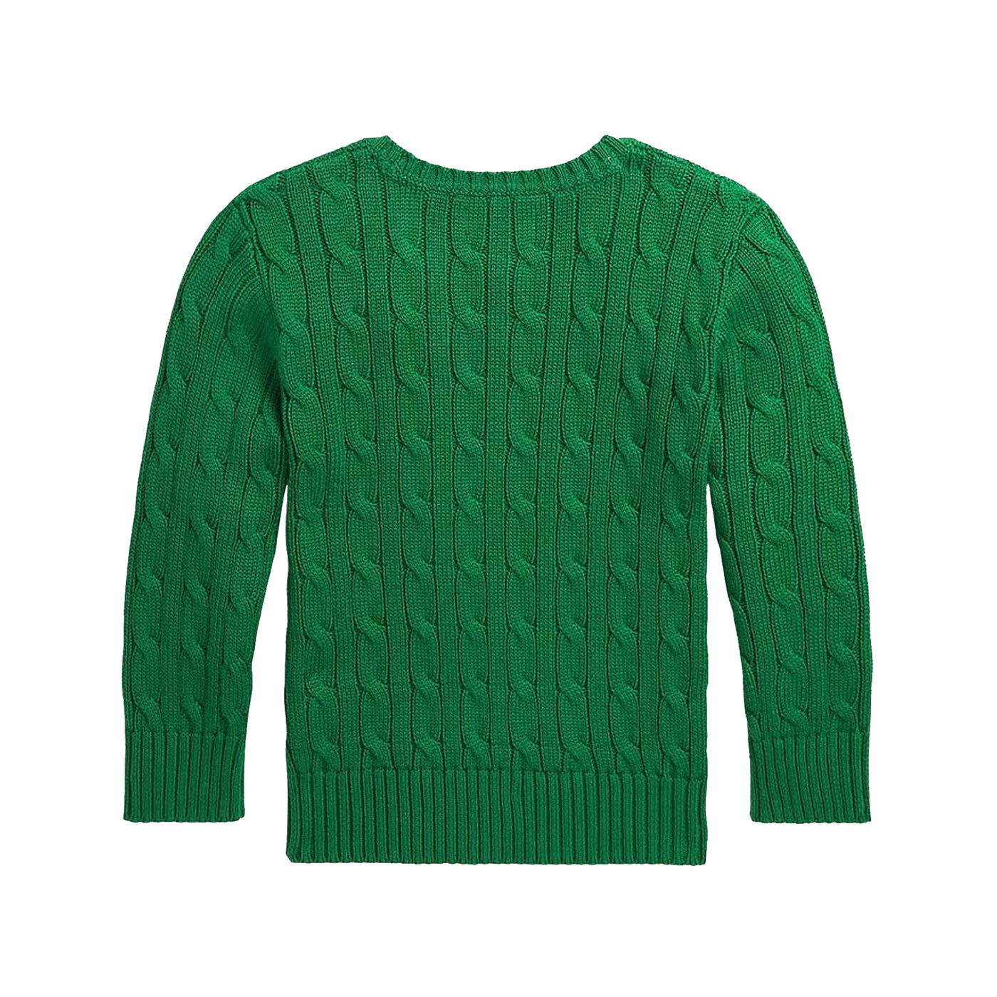 Maglia Bambino a trecce Verde retro