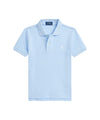 Polo Bambino in piqué tinta unita celeste
