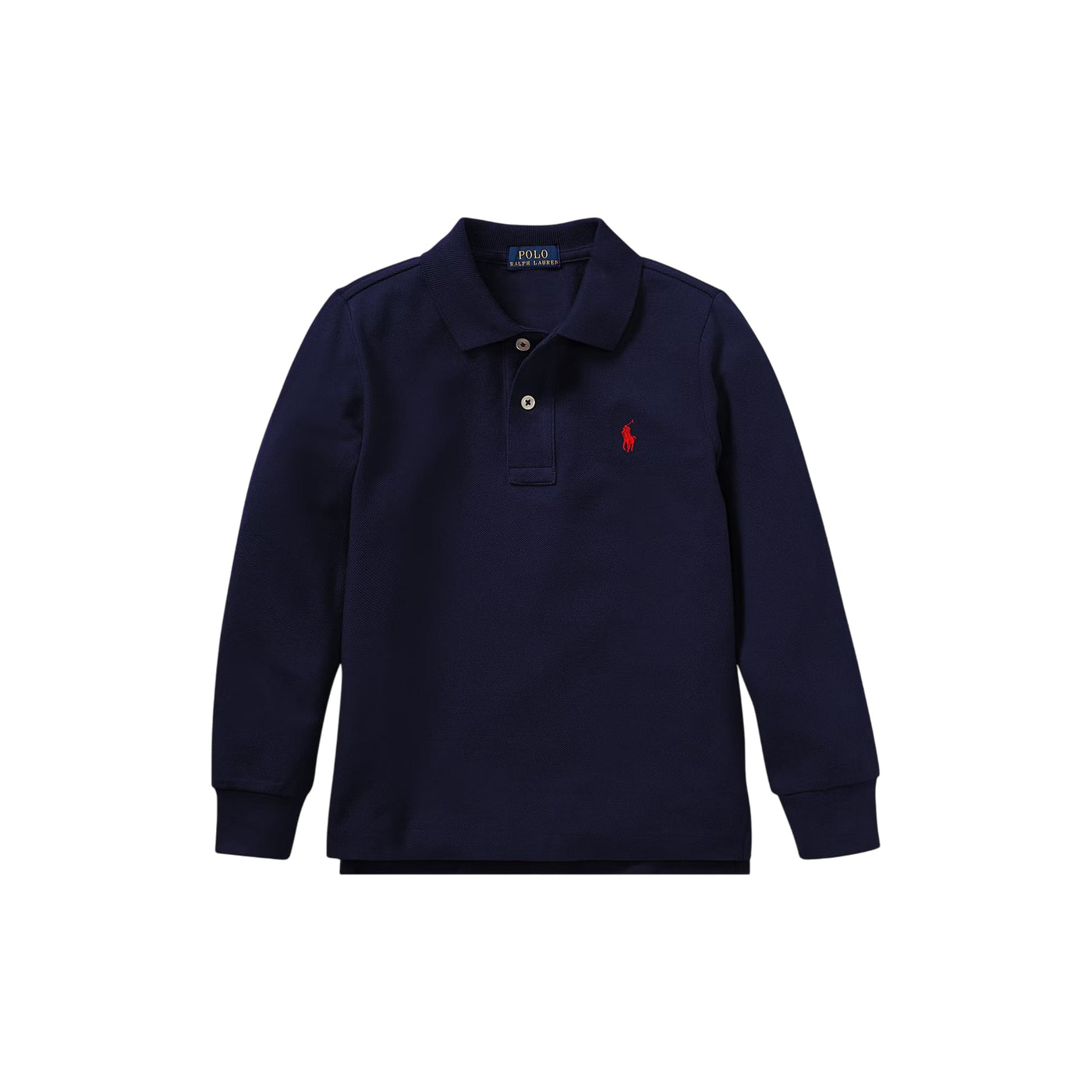Polo Bambino Navy manica lunga