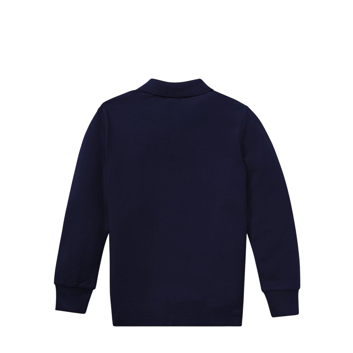 Polo Bambino Navy manica lunga retro