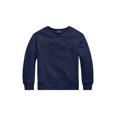 Felpa girocollo da Bambino in Navy