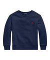 Felpa Bambino con logo Blu navy frontale