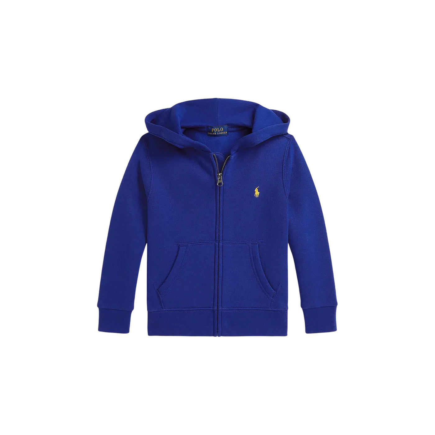 Felpa Bambino con cappuccio e zip Blu