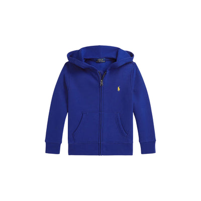 Felpa Bambino con cappuccio e zip Blu
