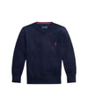 Maglia Girocollo Bambino in cotone navy