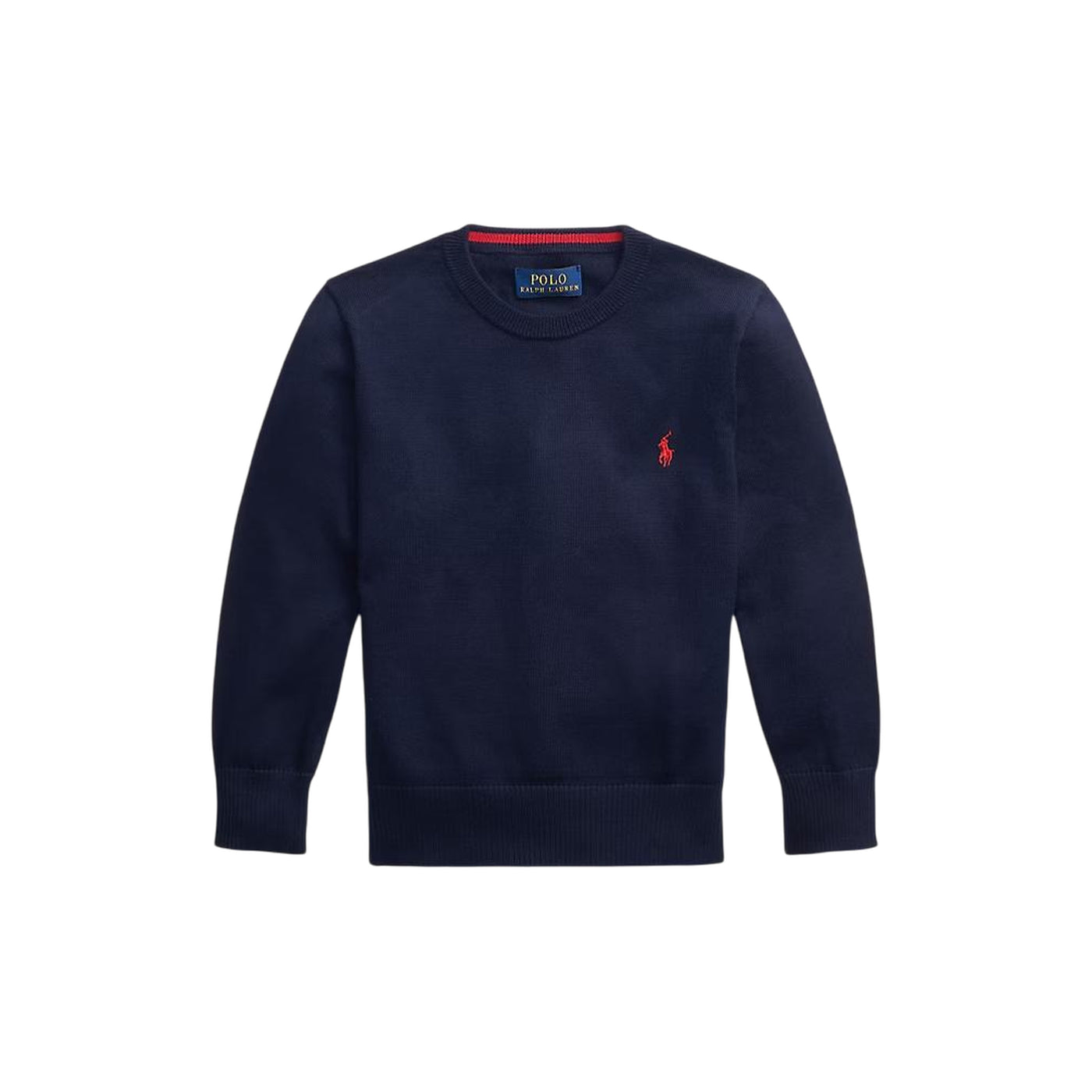 Maglia Girocollo Bambino in cotone navy