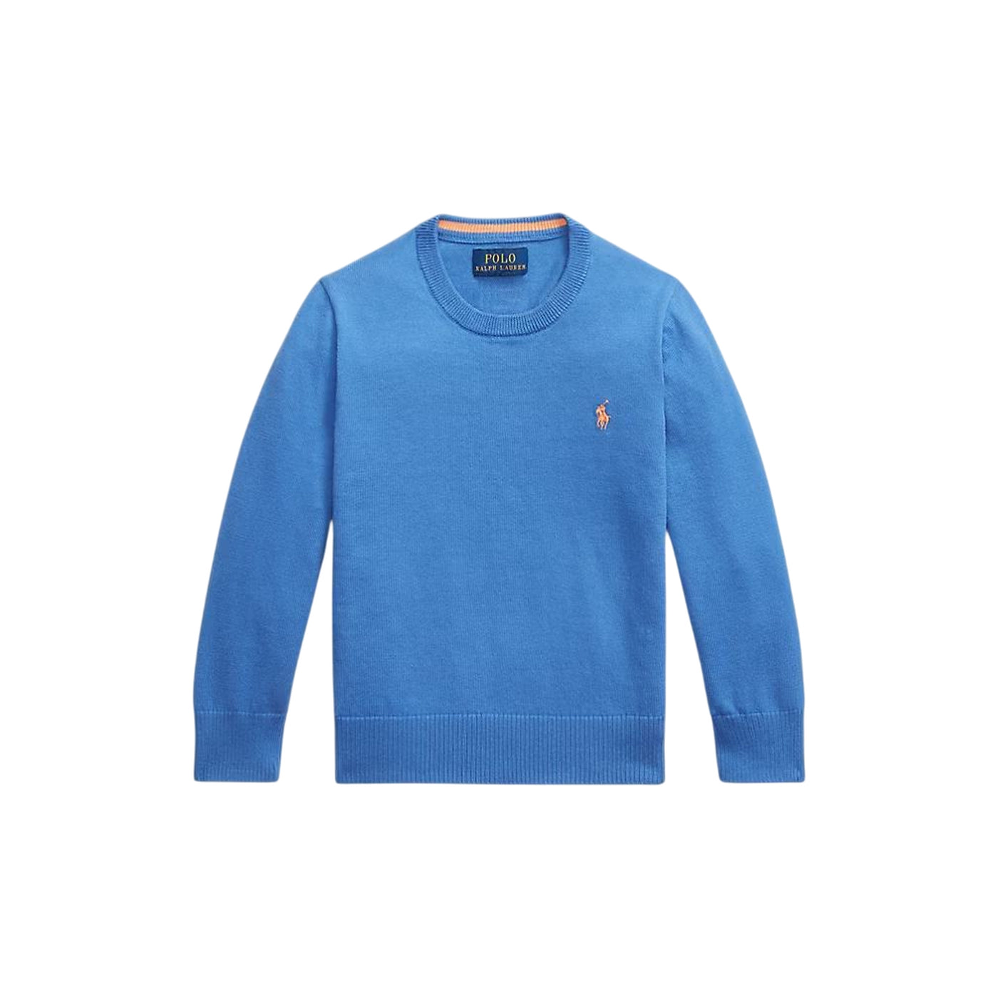 Maglia Girocollo Bambino in cotone azzurro