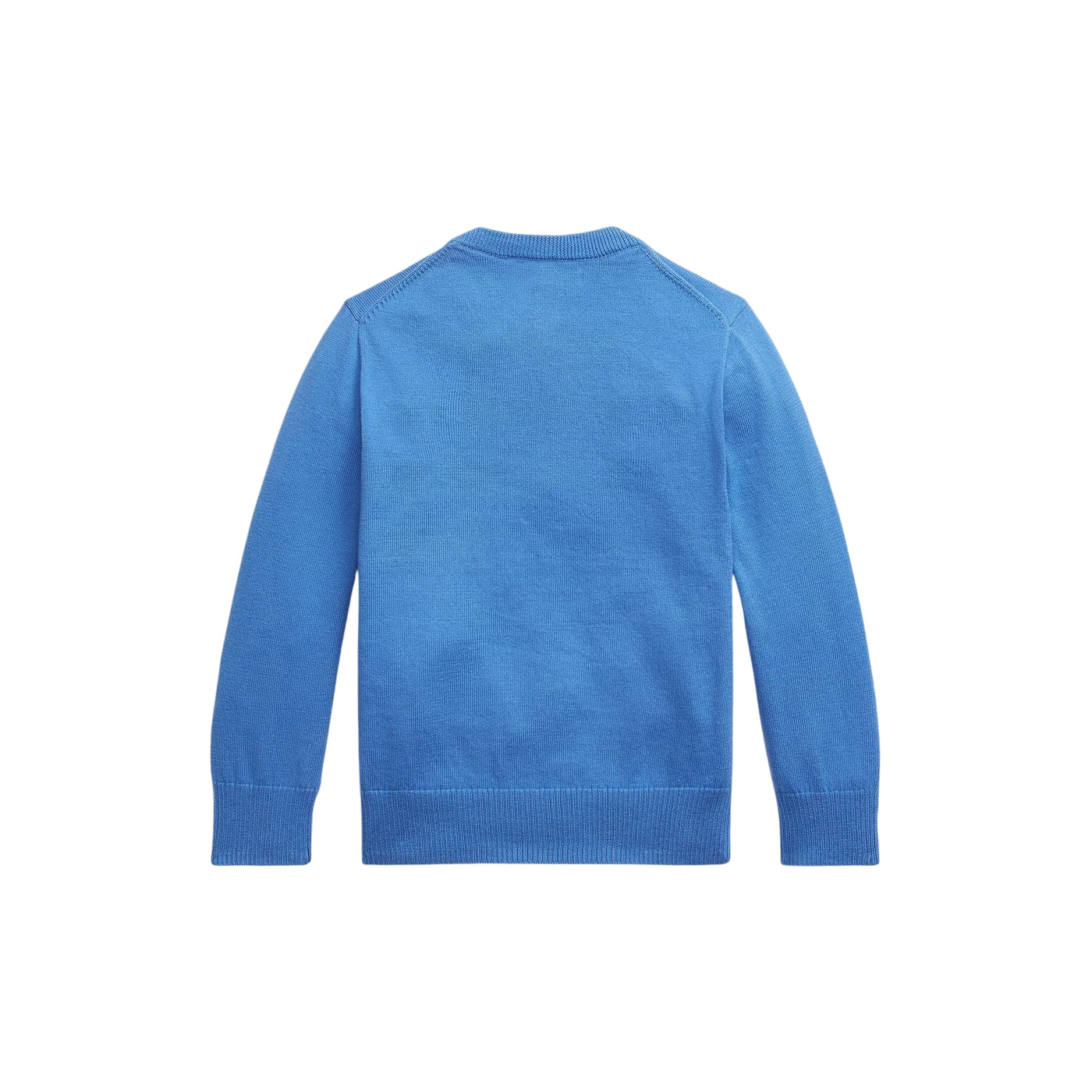 Maglia Girocollo Bambino in cotone azzurro retro