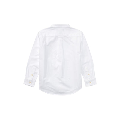 Camicia Oxford Bambino in cotone Slim-Fit retro