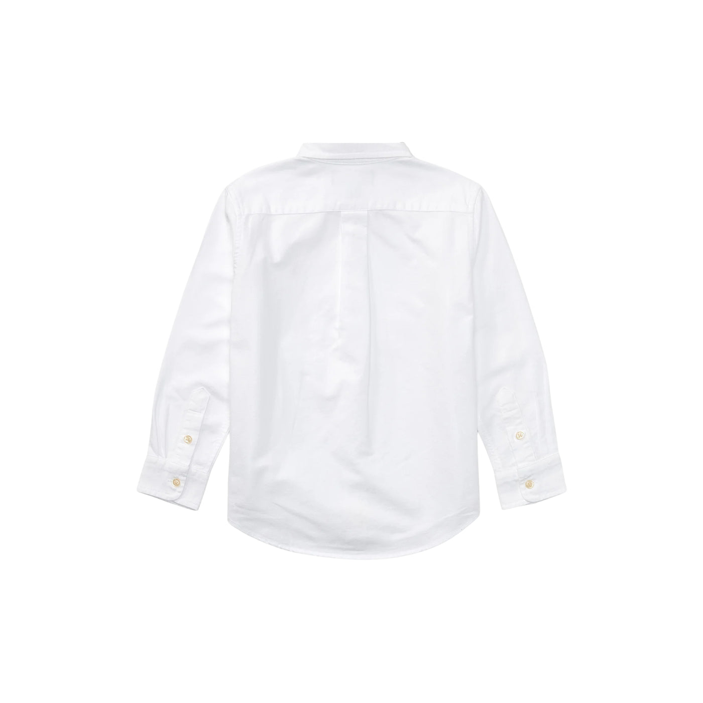 Camicia Bambino Slim fit Bianco retro