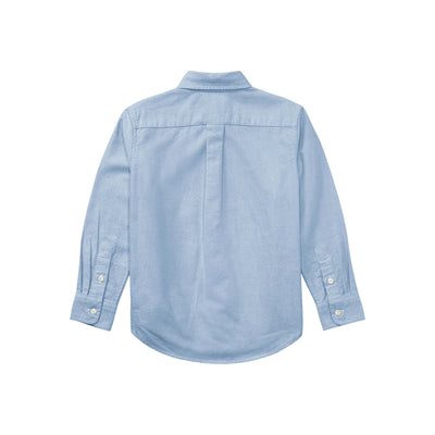 Camicia Bambino Slim fit Blu retro
