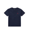 T-shirt Bambino girocollo in tinta unita navy