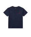 T-shirt Bambino girocollo in jersey di cotone Navy
