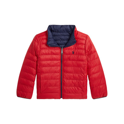 Giacca Bambino reversibile trapuntata P-Layer2 Rossa