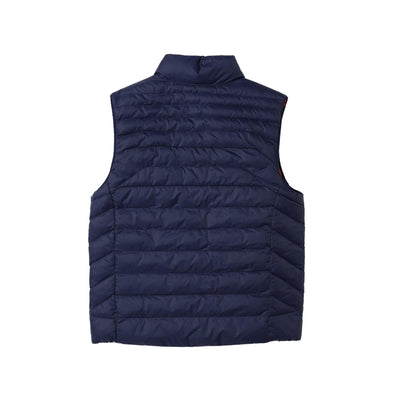 Gilet Bambino con zip frontale ed impunture orizzontali