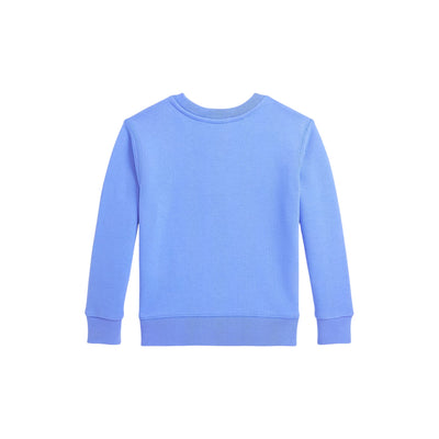 Felpa Bambino Azzurro con logo frontale retro