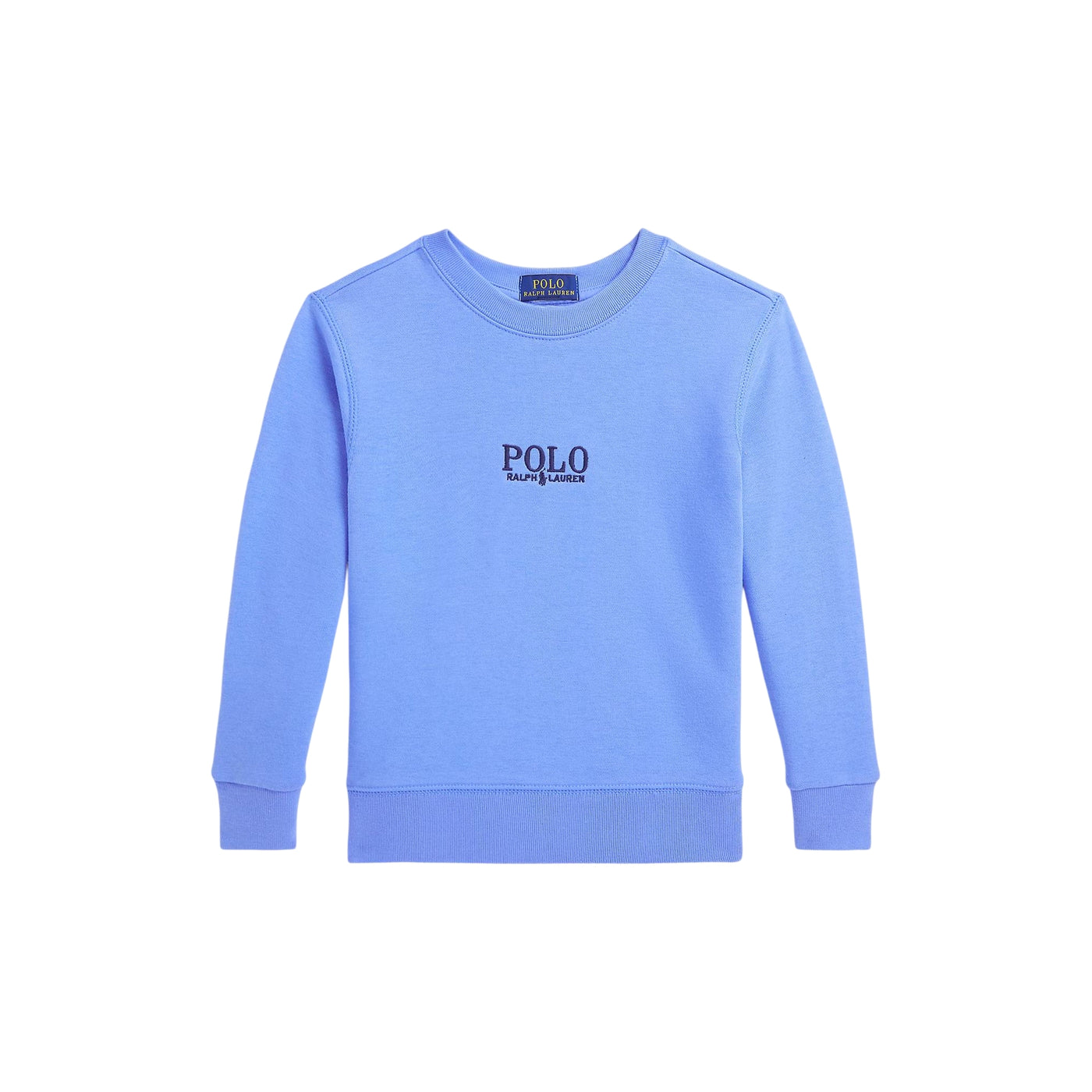 Felpa Bambino Azzurro con logo frontale