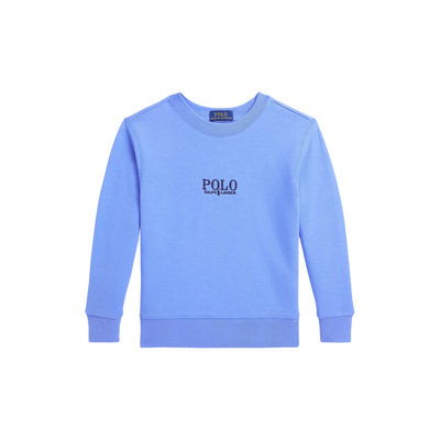 Felpa Bambino Azzurro con logo frontale