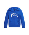 Felpa da Bambino Blu con cappuccio e logo frontale