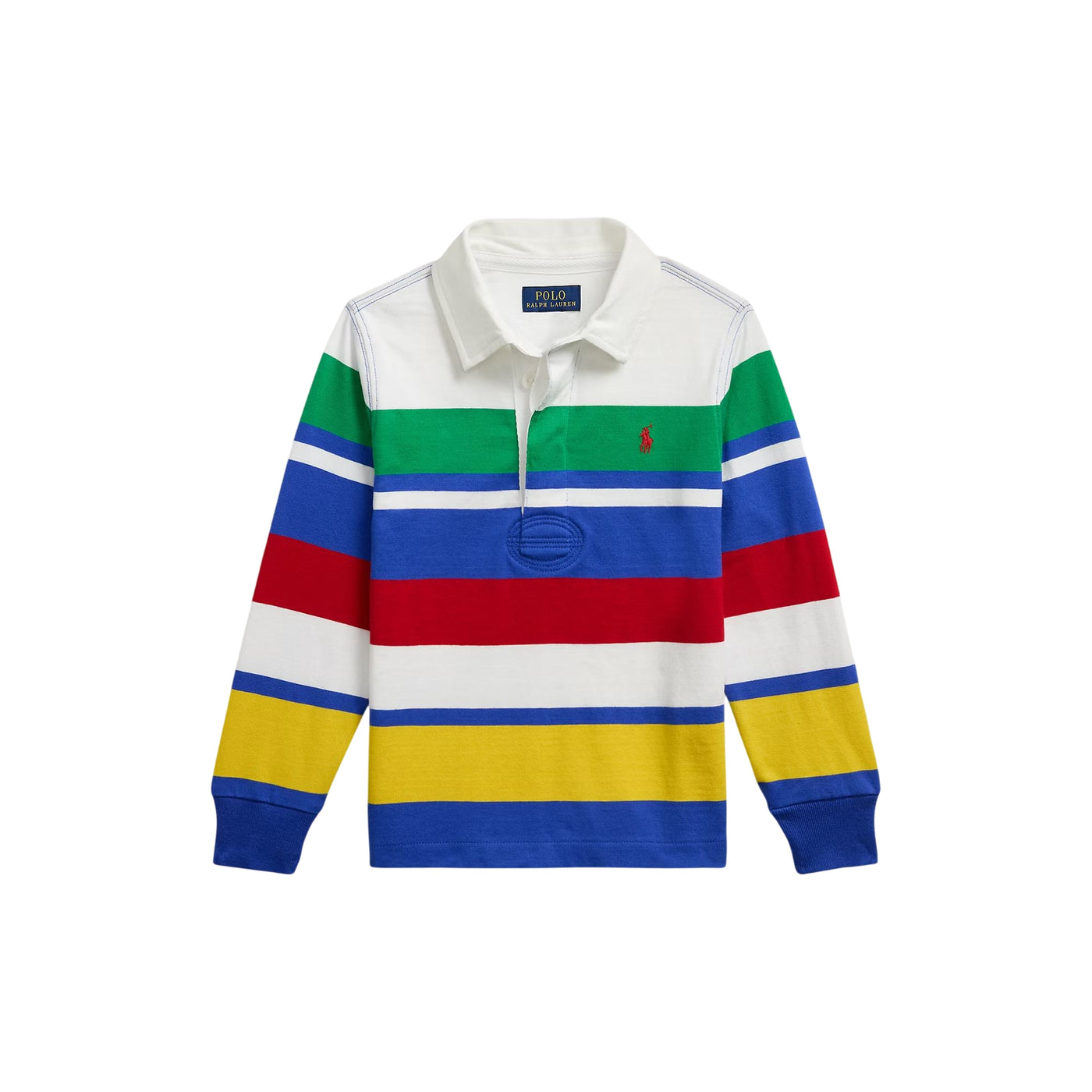 Polo Bambino a righe multicolore 