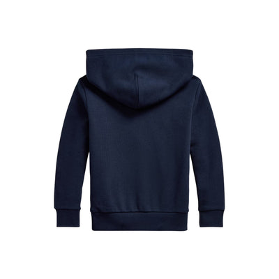 Felpa Bambino con cappuccio e logo Navy retro