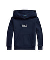 Felpa Bambino con cappuccio e logo Navy