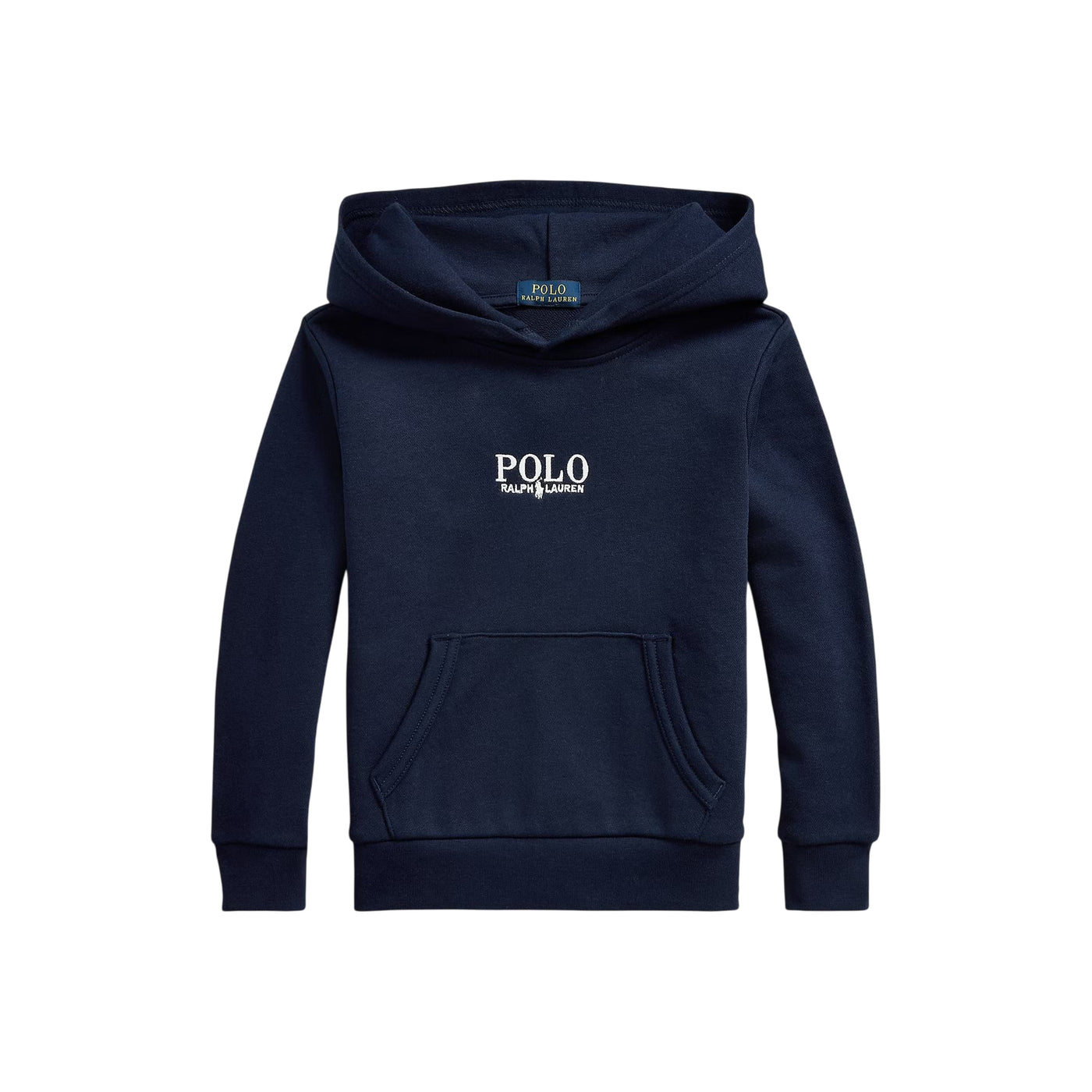 Felpa Bambino con cappuccio e logo Navy