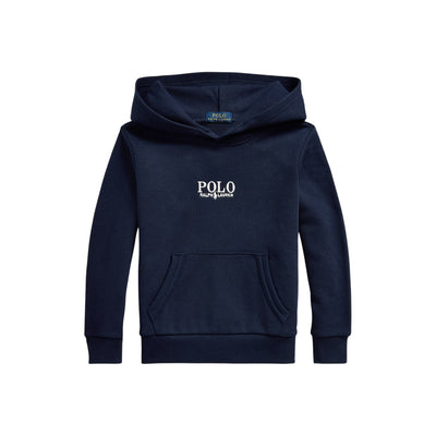 Felpa Bambino con cappuccio e logo Navy
