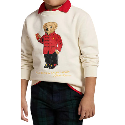 Felpa Teddy da Bambino in cotone modello frontale