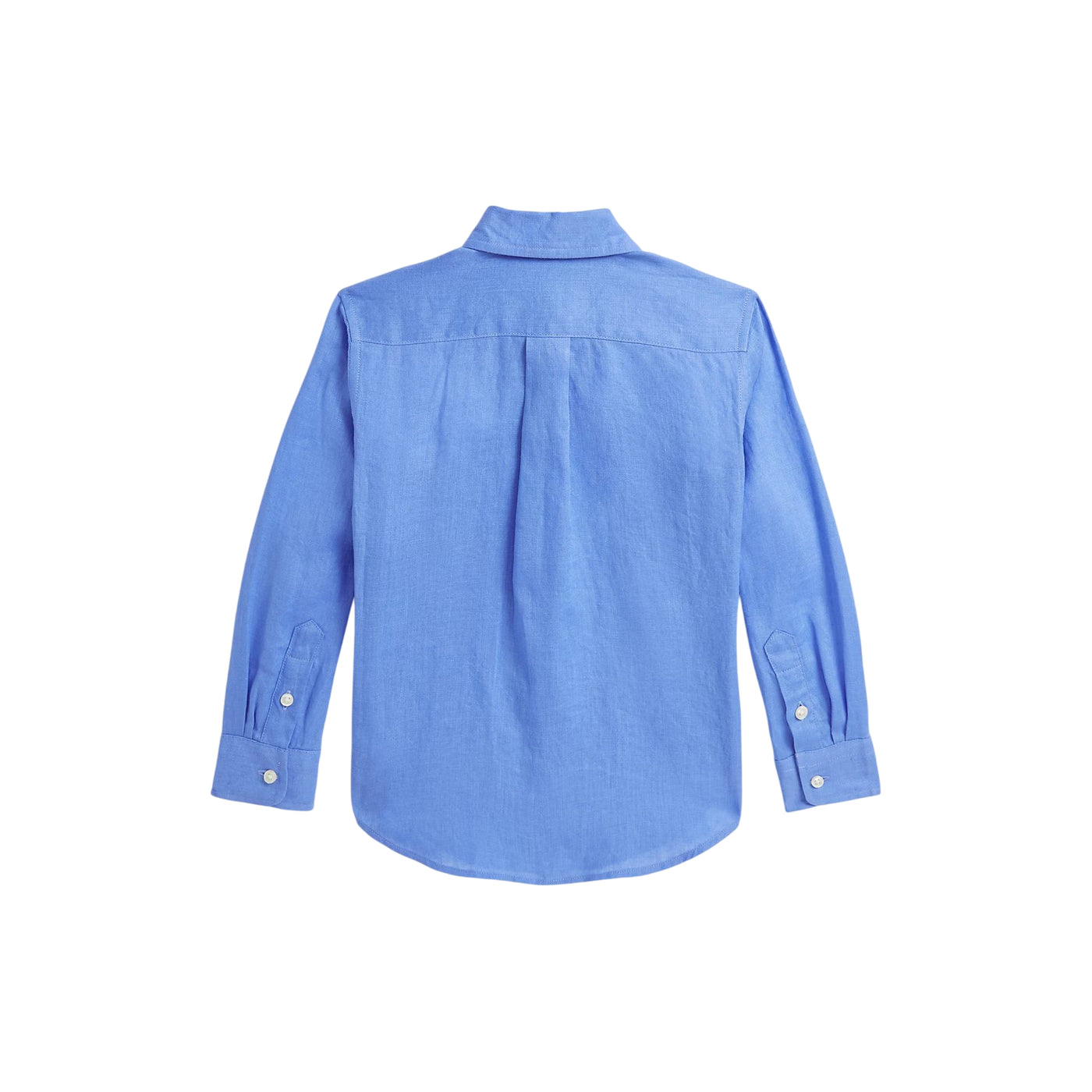 Camicia da Bambino in lino azzurro retro