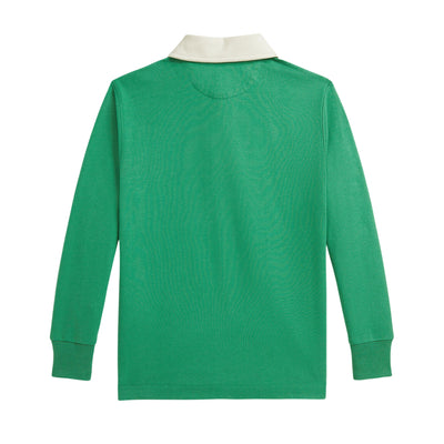 Polo Bambino manica lunga bicolor retro