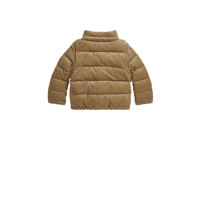 Giubbino Bambino in velluto a coste Beige senza cappuccio