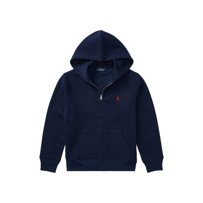 Felpa Bambino con zip e cappuccio Navy