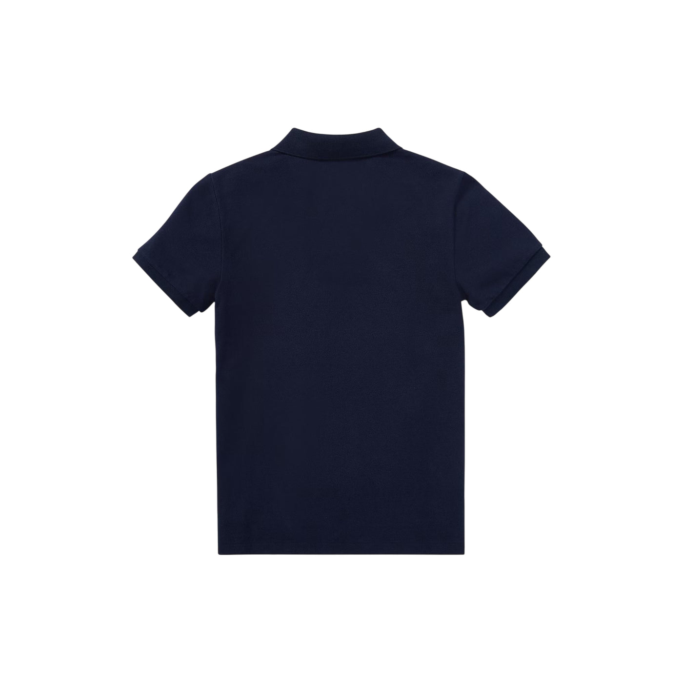 Polo Bambino in piqué di cotone Slim-Fit Navy retro