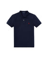 Polo Bambino in piqué di cotone Slim-Fit Navy