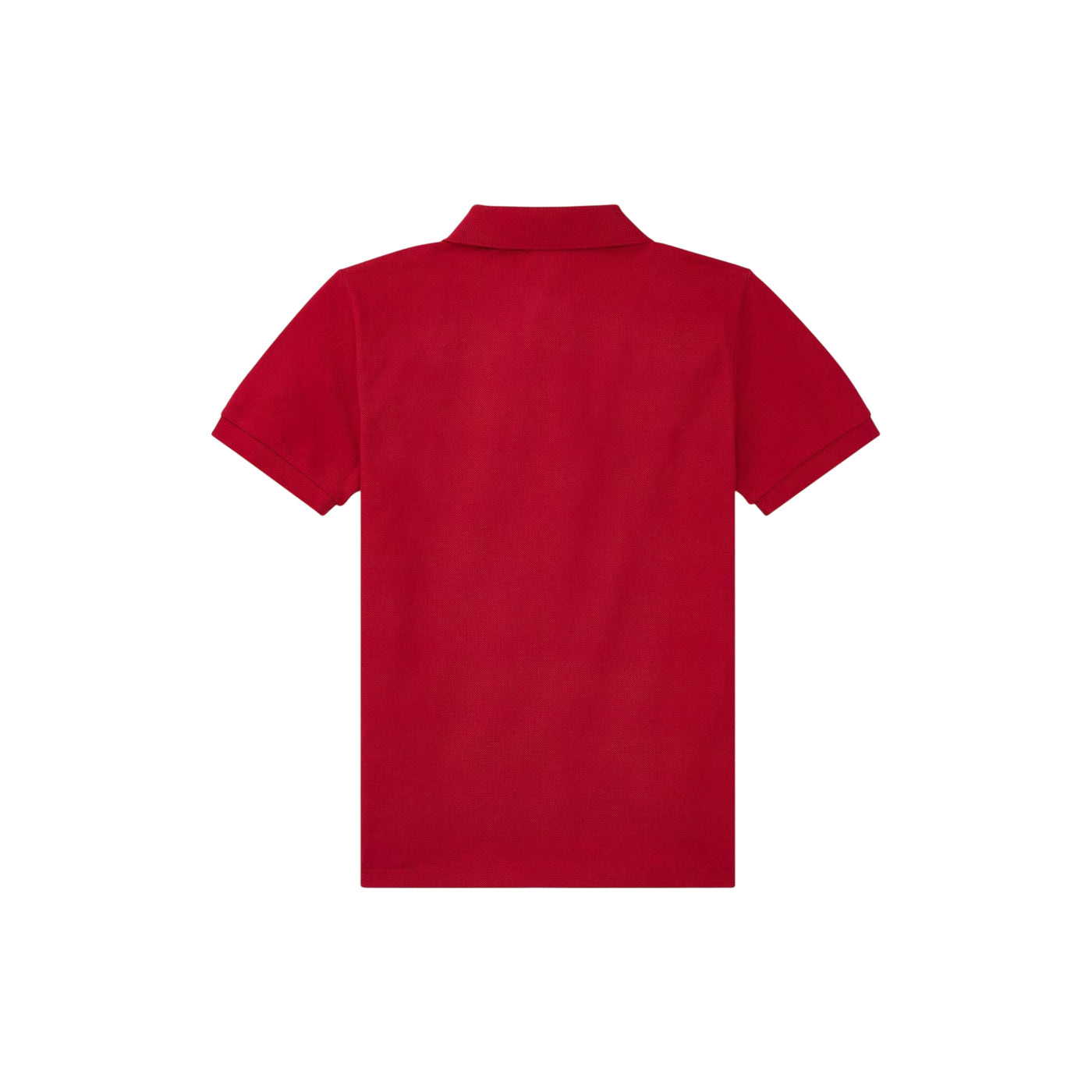 Polo Bambino in piqué di cotone Slim-Fit Rosso retro