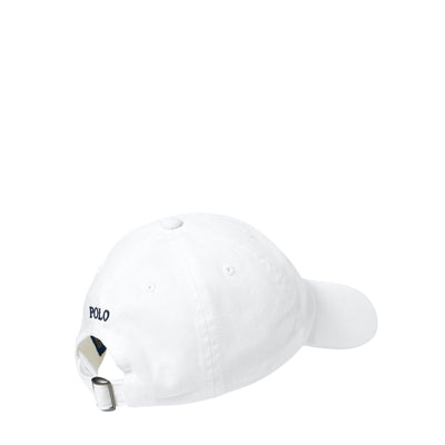 Cappello Bambino in chino in cotone Bianco retro
