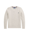 Maglia Bambino in cotone a trecce Panna