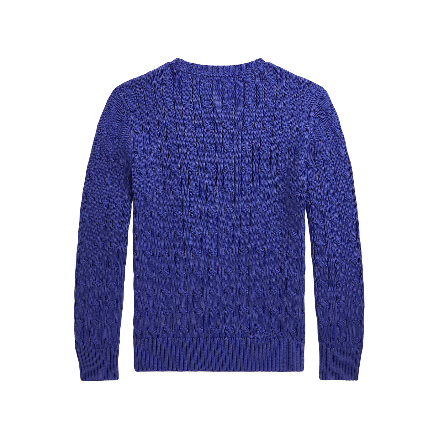 Maglione Bambino in cotone a trecce Blu retro