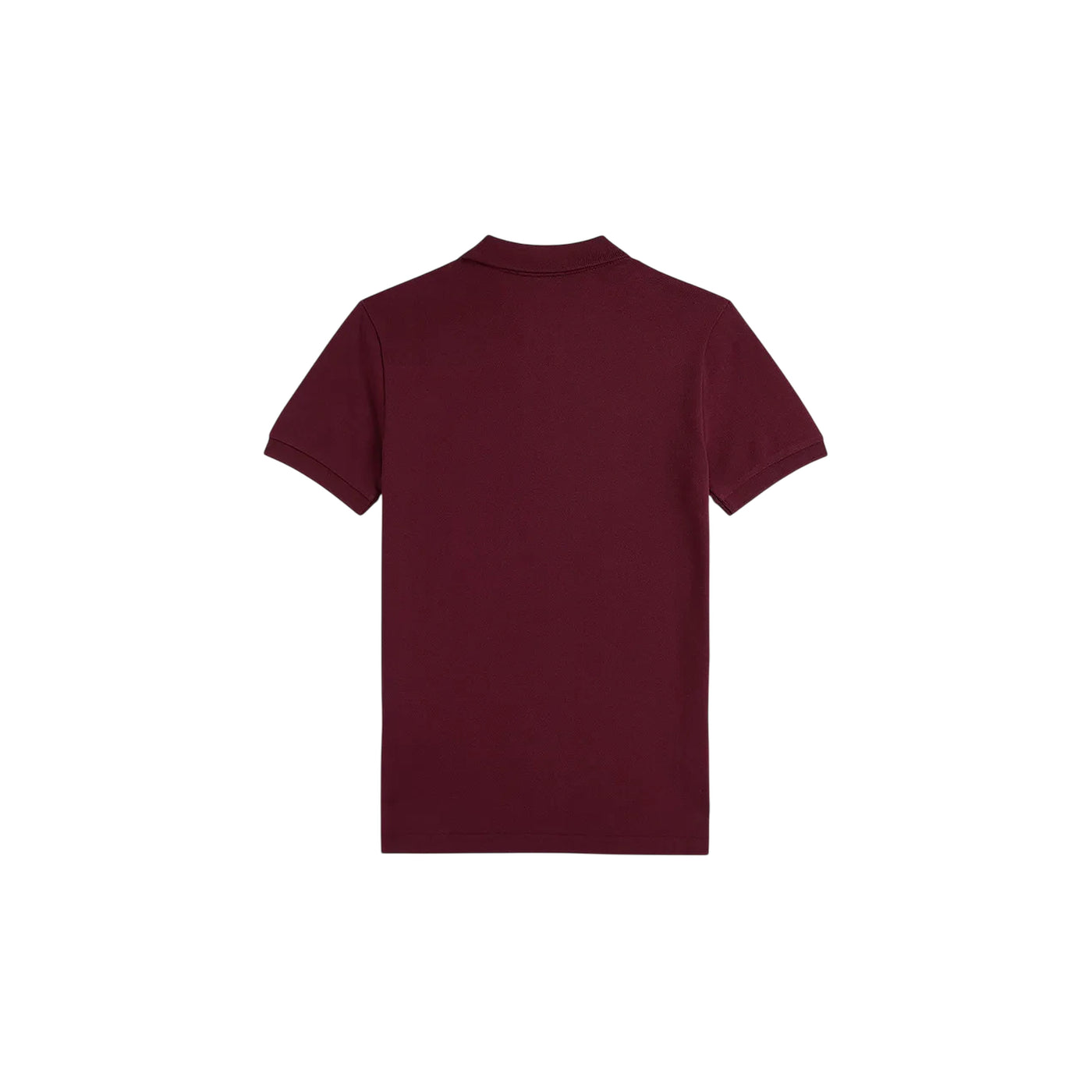 Polo Bambino in tinta unita bordeaux retro