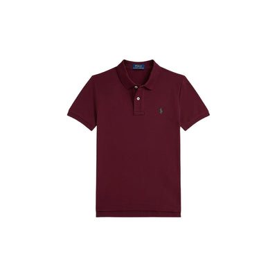 Polo Bambino in tinta unita bordeaux