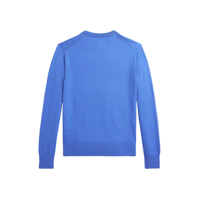 Maglia Bambino Girocollo Azzurro retro