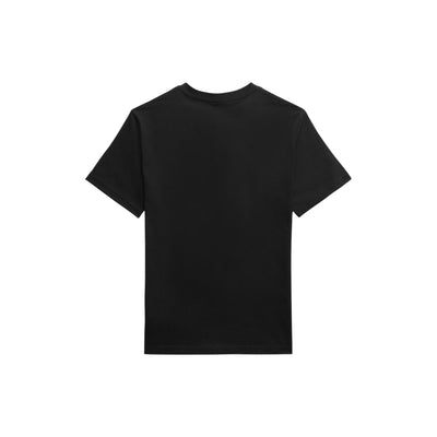 T-shirt Bambino in cotone nero retro